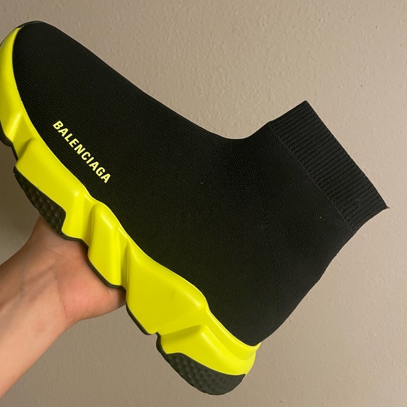Neon black Balenciaga speed socks - Picture 1 of 5